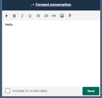 New editor (Email compose)